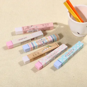 

1PC Kawaii Candy Color Cartoon Pencil Erasers Rubber Primary Student Prizes Gift Stationery Eraser