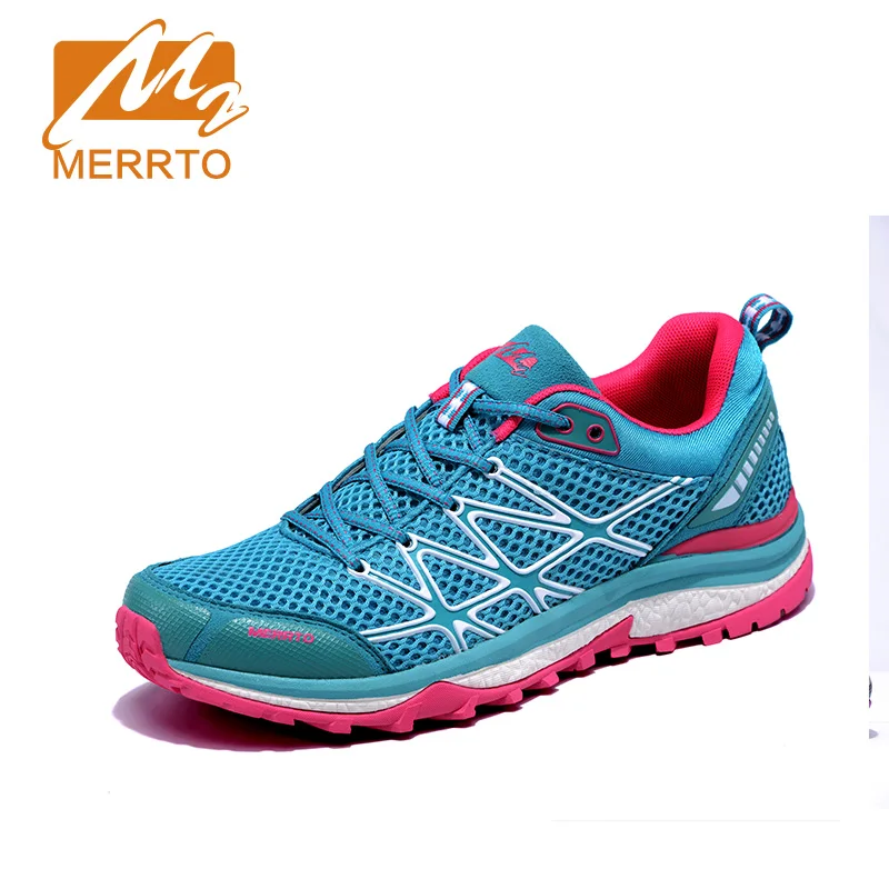 2017 Merrto Women Trail Running Shoes Lightweight Runner Sports Sneakers Breathable Mesh Shoes For Women Free Shipping MT18593 adidas women s shoes running shoes training shoes sneakers free shipping