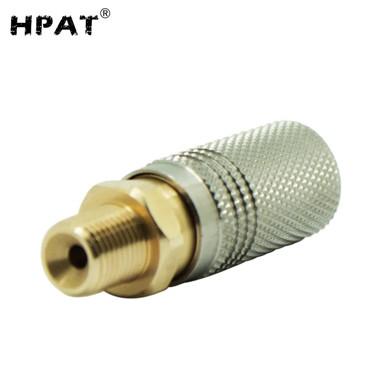 5 шт./лот переходник для быстрой отсоединения PPP пейнтбола HPAT 1/8BSPP или 1/8NPT M10 *
