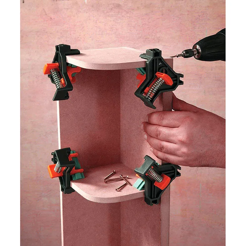 

4 Pcs Multi-function Woodworking Right Angle Fixing Clip Woodworking Corner Fixer New Hot Selling