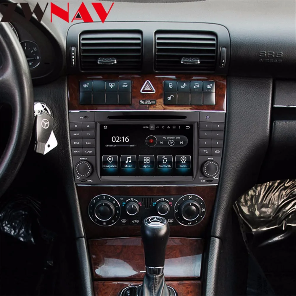 Flash Deal 4+32GB Android 9.0 Car DVD Player GPS head unit for Mercedes Benz CLK W209 2006-2012 CLS W219 2004-2008 multimedia stereo 8 core 1