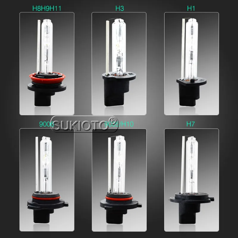 SUKIOTO 55W AC HID Xenon Canbus Kit EMC No Error HB3 HB4 5000k D2H 6000k 8000k Deep Blue H7 4300k H11 3000K xenon hid kit lights (1)