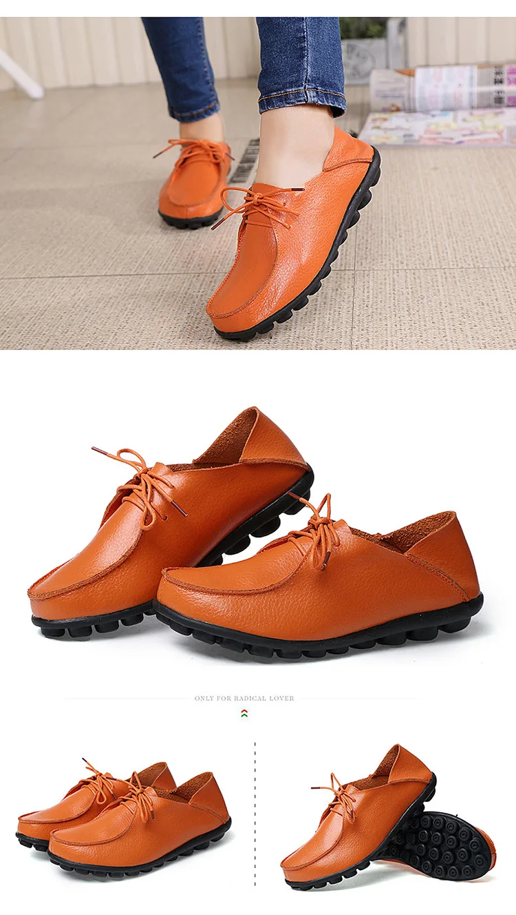 Plardin/Новинка; женская обувь из натуральной кожи на шнуровке размера плюс 34-44; удобная дышащая повседневная обувь; женская обувь на плоской подошве