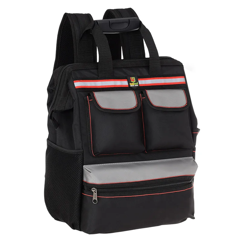 

Waterproof Tool Bag Large Capacity Electrician Bag Elevator repair Tool Kit Hardware tool Storage Bag Thicken Shoulders Backpack