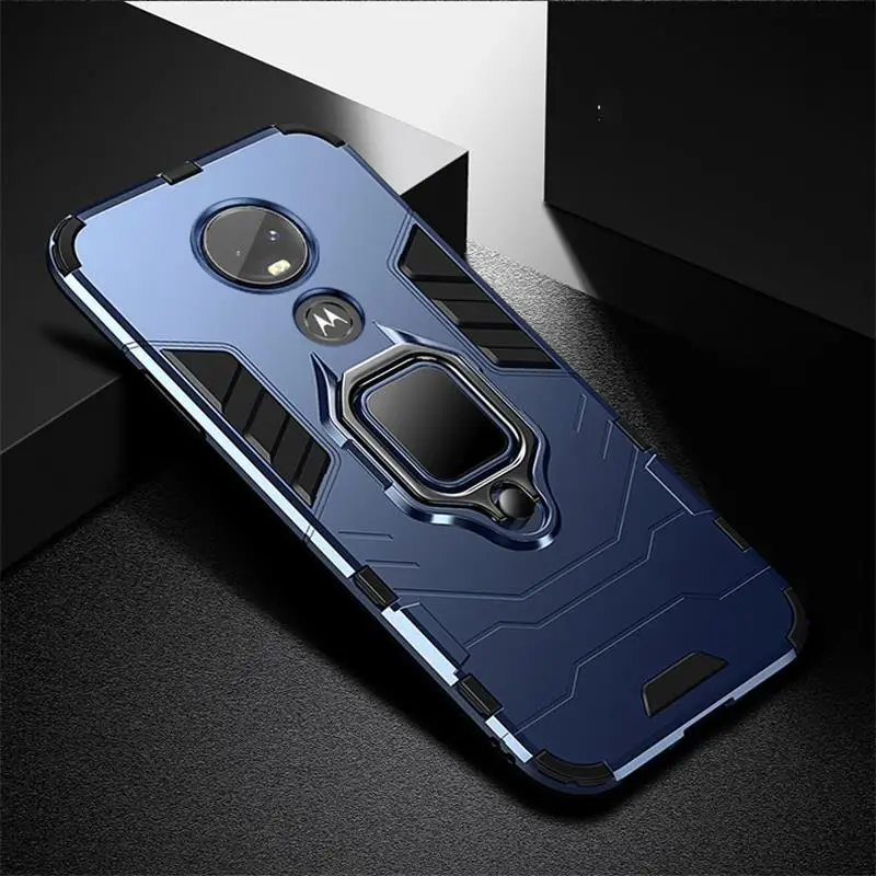 

Shockproof Armor Case For Motorola Moto G7 Soft TPU+PC Back Cover On Moto G7 Plus Accessory Coque For Moto G7 Play G7Play Fundas