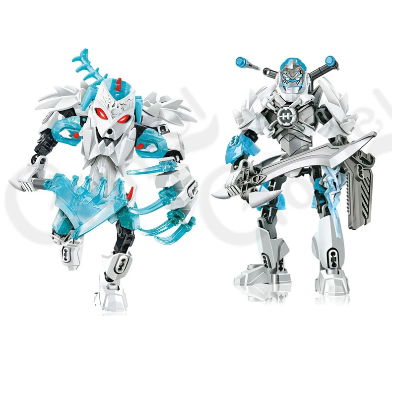 Новинка Bionicle Hero Factory 5 звезд STORMER FROST BEAST робот строительный блок кирпичи игрушки