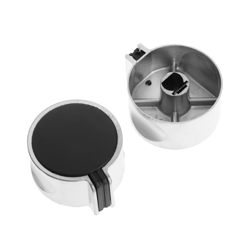 

2Pcs Upward Gas Stove Cooler Oven Metal Switch Control Knob Cover Kitchen Universal New Cooktop Parts