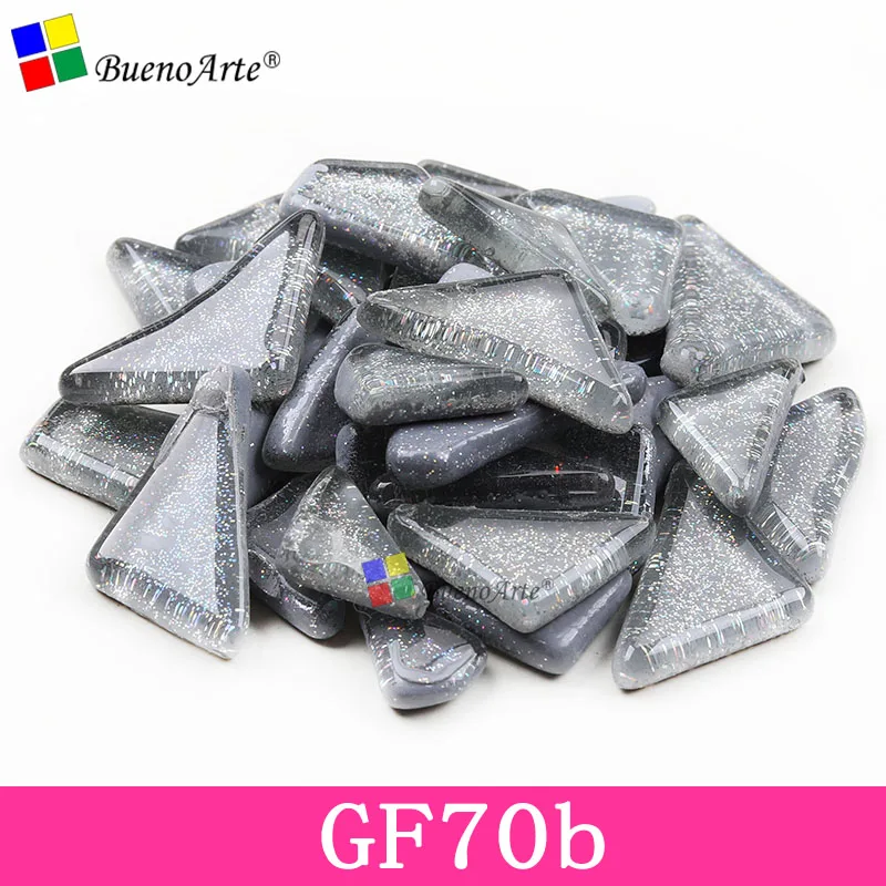 GF70b 200 г блестящая Хрустальная мозаика материал корпуса DIY Сыпучие кристаллы стеклянная мозаичная плитка, DIY хобби, DIY мозаика материал для творчества поставщик - Цвет: GF70b