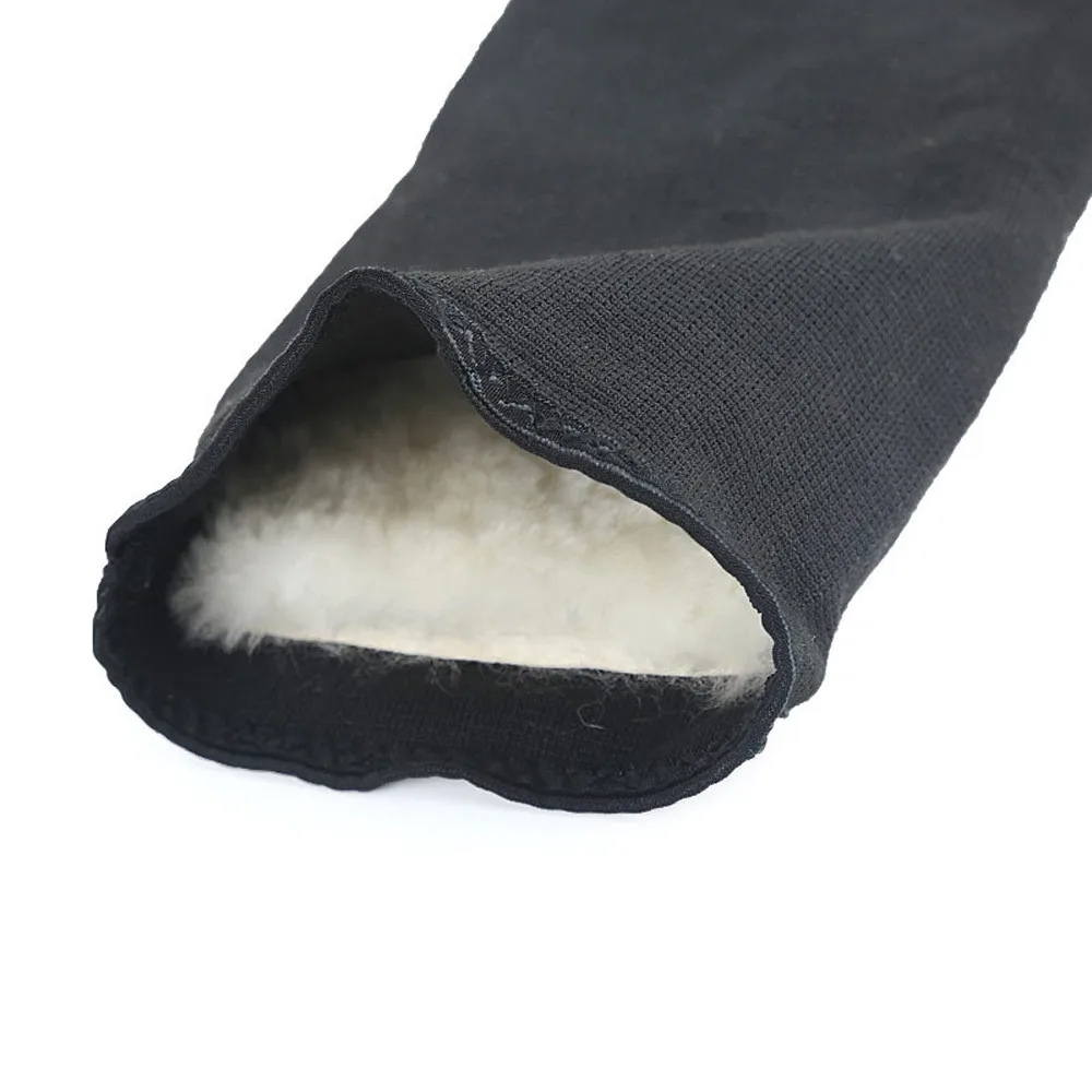 Women Men Thicken Cashmere Wool Winter Warm Knee Sleeve Knee Support Pads 10.24in Elbow & Knee