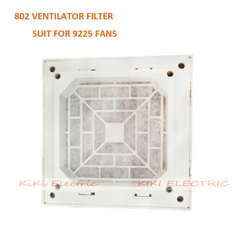White Plastic FB-802 window-shades Ventilation Filter , Axial Fan Filter suit for 92*92*25mm Fan , Electric Cabinet Filter net