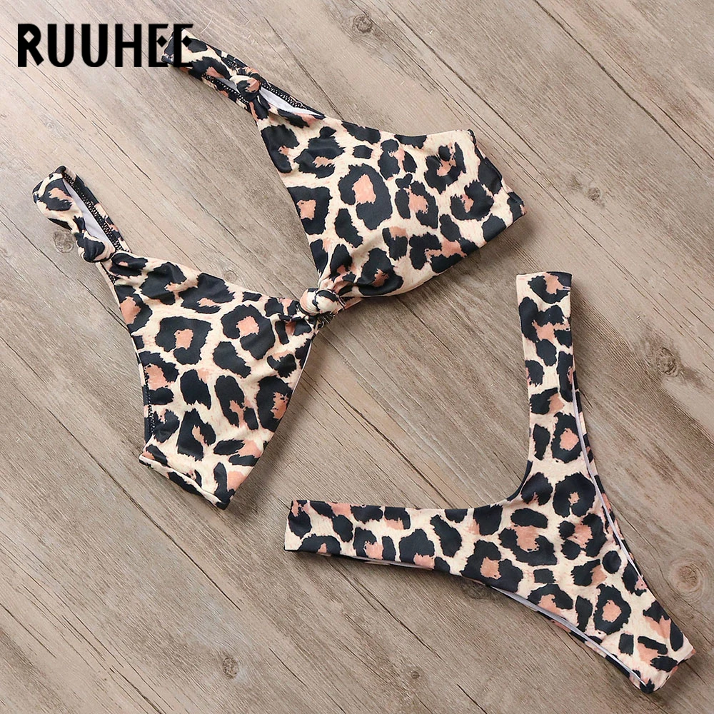 RUUHEE Sexy Bikini Swimsuit Swimwear Women 2019 Brazilian Bikini Set Padded Leopard Snake Printed Bathing Suit Push Up Biquini RUUHEE Sexy Bikini Swimsuit Swimwear Women 2019 Brazilian Bikini Set Padded Leopard Snake Printed Bathing Suit Push Up Biquini