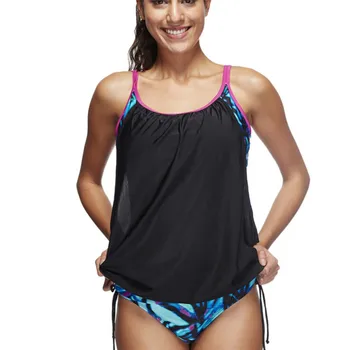 

fashion women printed two-piece swimsuit off shoulder backless Sexy Push up Padded Bra bearwear Swimwear Set 40mr01