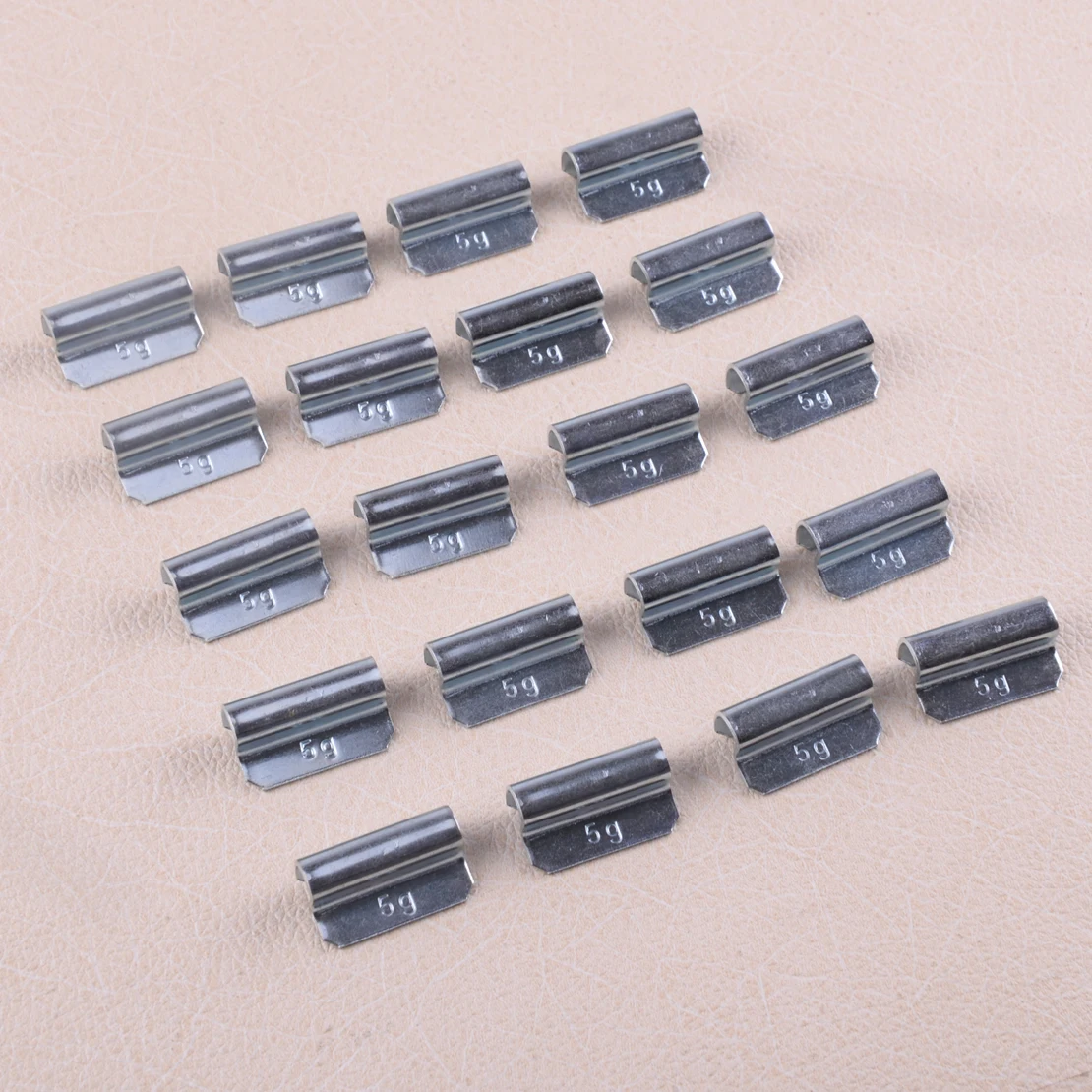 

CITALL 20PCS 5g New Clip Tyre Tire Wheel Rim Adhesive Balance Weights Block Diagnostic-Tool for Car Motorbike Truck Van Boat