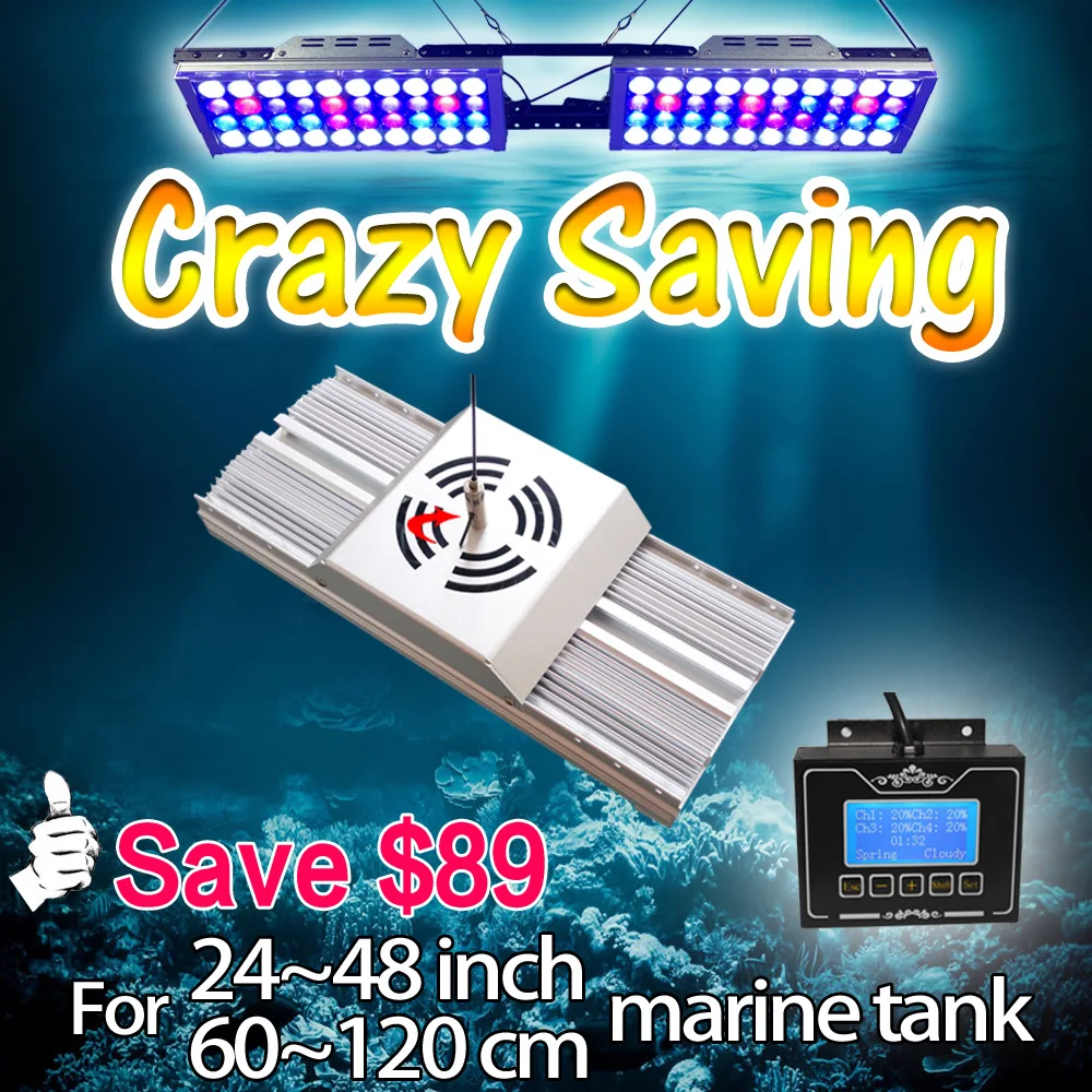 dsuny full spectrum aquarium reef sps fish tank extension cord acuarios