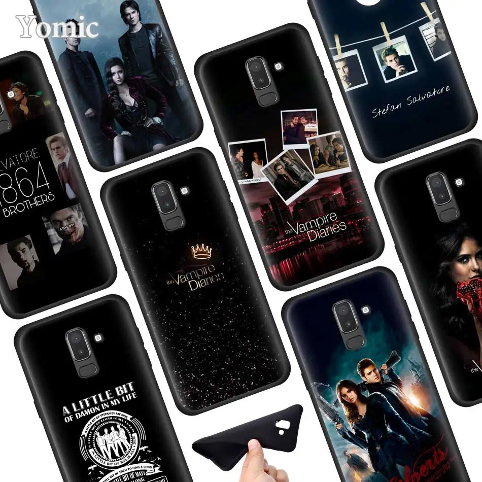 

The Vampire Diaries Silicone Phone Case for Samsung Galaxy J8 J6 J4 Plus 2018 A50 A70 A80 S10 Plus S10e Case Cover