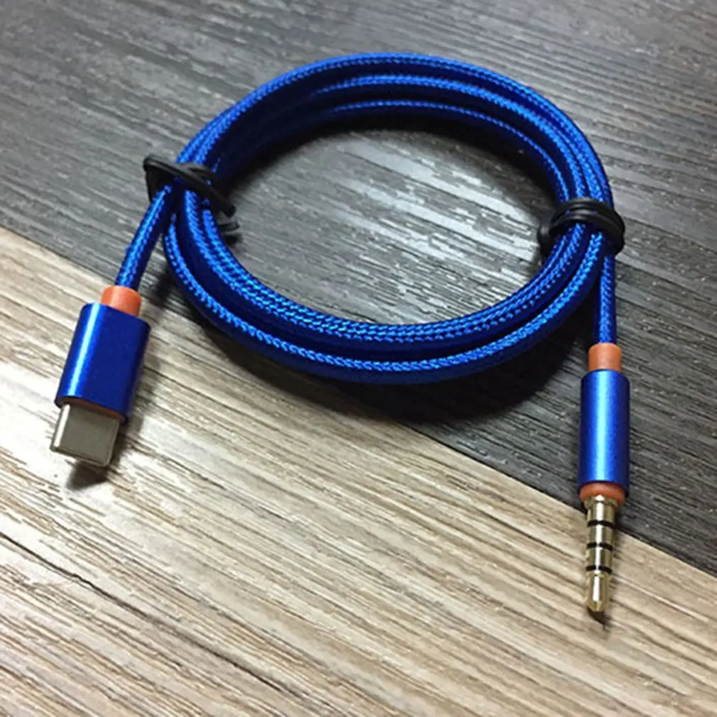 

USB Type C to 3.5mm Audio Aux Jack Adapter USB C Male to 3.5mm Male Extension Headphone Audio Stereo Cord Adapter Cable