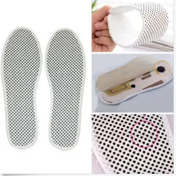 

1Pair Foot Cushion Pads Massager Winter Warm Tourmaline Self Heated Insoles Massage Feet Care Far Infrared Rays Insoles