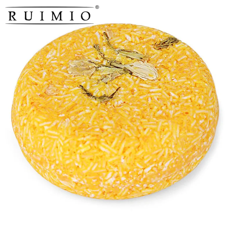 

RUIMIO Women Men Beauty Jasmine Handmade Bath Soap Hair Growth Soap Bar to Hair Loss Cleaning Anti Acne Oil Soap Cold Proce