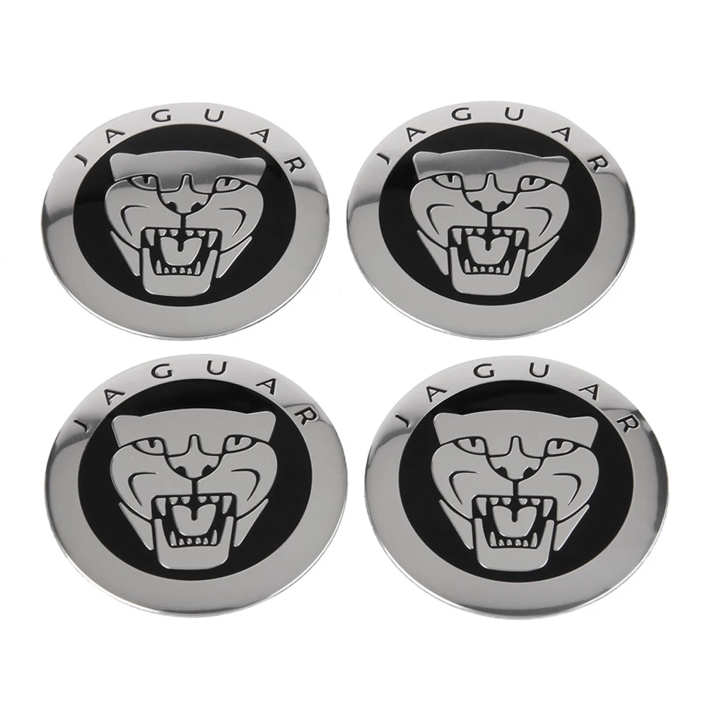 

For Jaguar F-PACE X-Type XF XE XJ S-Type F-Type 56.5mm Car Wheel Center Stickers Aluminum Tire Hup Caps Emblem Badge Decoration