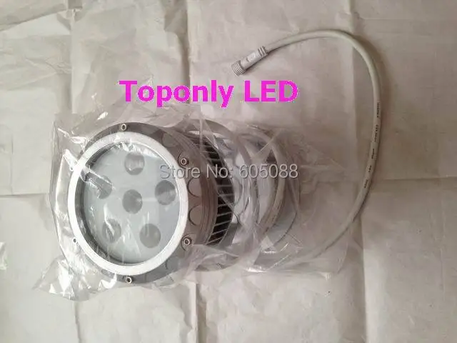 Открытый DC24V 18 Вт круглый edison RGB LED Wallwasher IP65 мини светодиодный проектор серебристый/черный В виде ракушки ce и rohs 36 шт./лот DHL