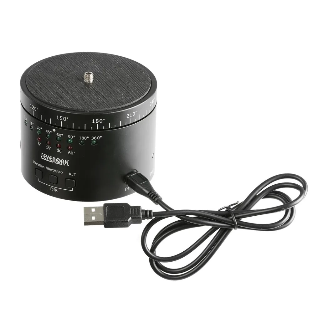 

SK-EBH01 Pro Electronic Panorama Delay Time Lapse Ball Tripod Head Gimbal with Tripod-mountable Turntable Base Dropshipping