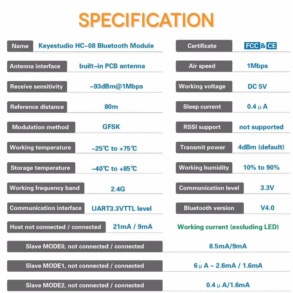 Приемопередатчик для Arduino совместимый с iOS и Android|Аксессуары демонстрационных