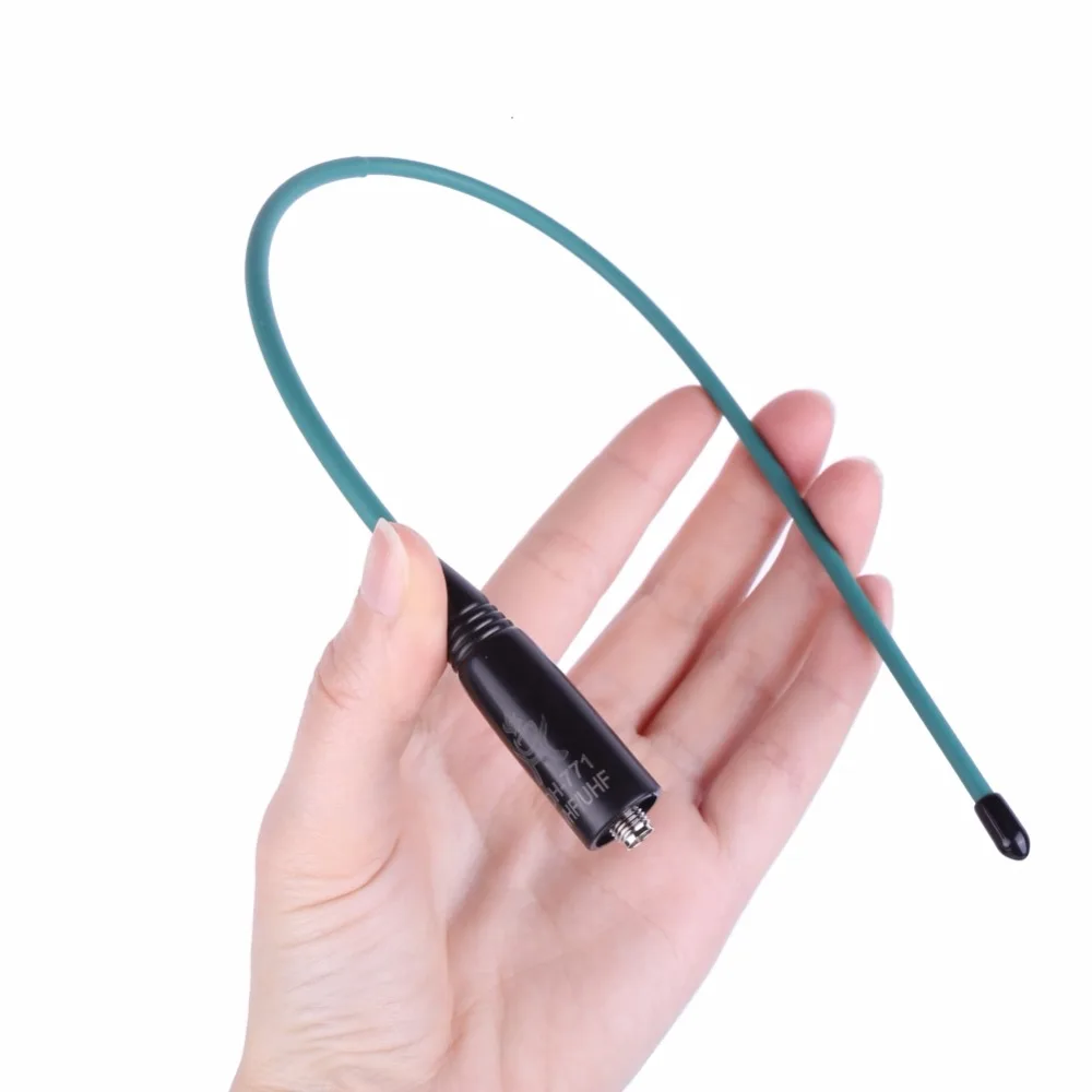 SMA УКВ УФ Dual сегмент антенна Красочные для BaoFeng BF UV5R 888S PUXING PX 777 666 888 Yaesu
