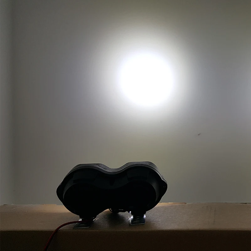 CNSUNNYLIGHT Motorcycles LED Headlight 16W 2000Lm Scooters Fog Spotlight  (9)