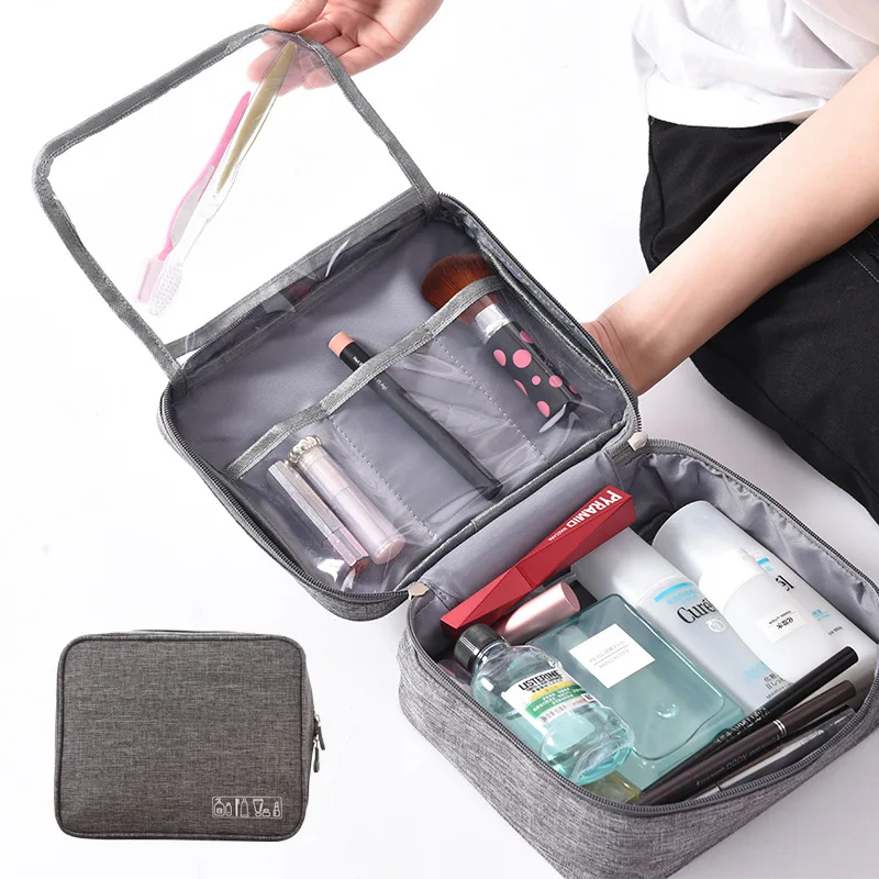 

Vesna Portable Cosmetic Bag Toiletries travel Storage Pouch Waterproof Washing Storage Bathroom sundry Organizer Handbag