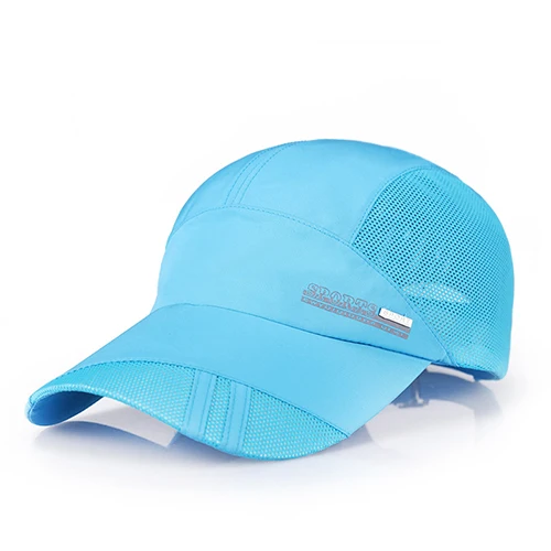 Мужская бейсболка s унисекс, бейсболка с хлопковой подкладкой, сетчатая дизайнерская быстросохнущая Спортивная уличная Кепка, шапки для женщин, женская кепка для гольфа - Цвет: lake blue
