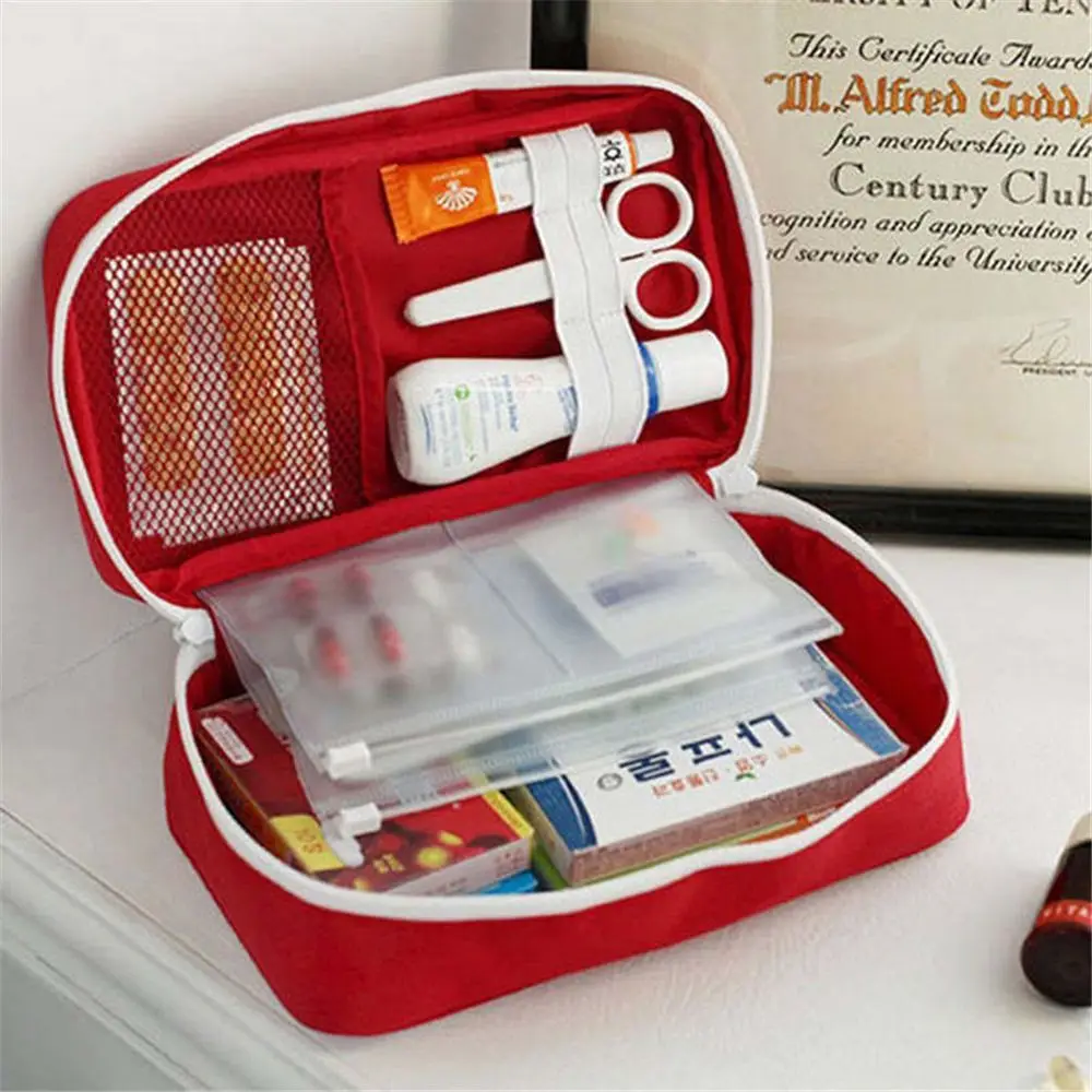 Портативный Средний пустой бытовой Многослойный Пакет для первой помощи сумка для выживания спасательная сумка для лекарств аксессуары для путешествий