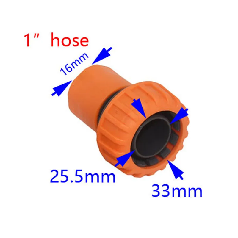Орошение Сад быстрый разъем сад 3/4 шланг разъем 1/2 капельный адаптер для орошения " трубопровод для полива фитинг 1 шт - Цвет: 1inch HOSE