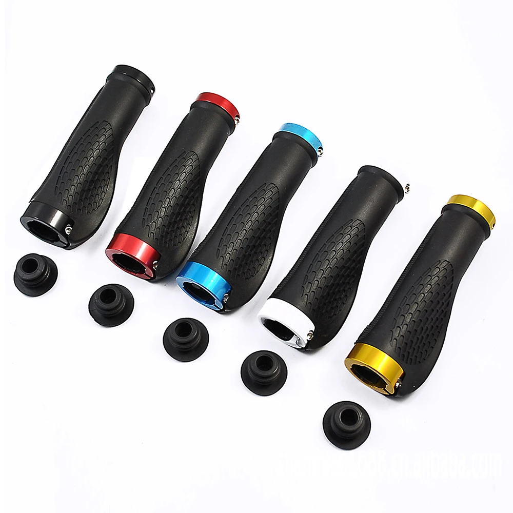 MTB Mountain Road Bike Handlebar Grips Alluminium Alloy Silica Gel Soft
