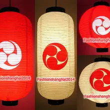 Японский бумажный фонарь суши-Бар Декор Ресторан Дом Резорт сад люстра декоративная Длинная Круглая