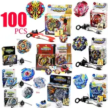 100 PCS HOT Beyblade Burst 4D Set With Launcher and Arena Metal Fight Battle Fusion Classic Toys With Original Box For Kid Gift