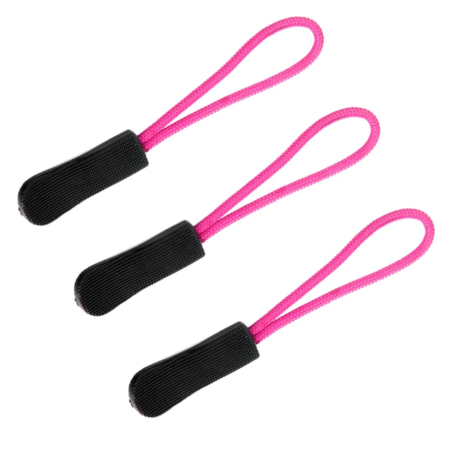 10 Pcs/Lot Clothes Tent Backpack Zipper Rope Travel Bag Suitcase Zipper Pull Puller End Fit Rope Tag Fixer Zip Cord Tab
