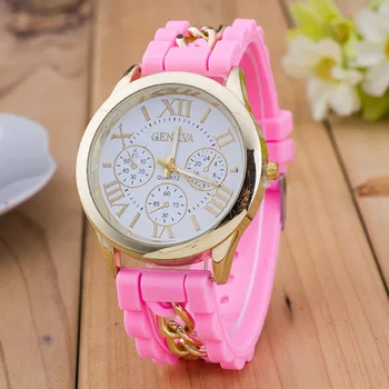 

Relogio Feminino New Hot Brand Silicone Geneva Quartz Watch Women Jelly Casual Sports Dress Watches Chasy Zhenskiye Holiday Gif