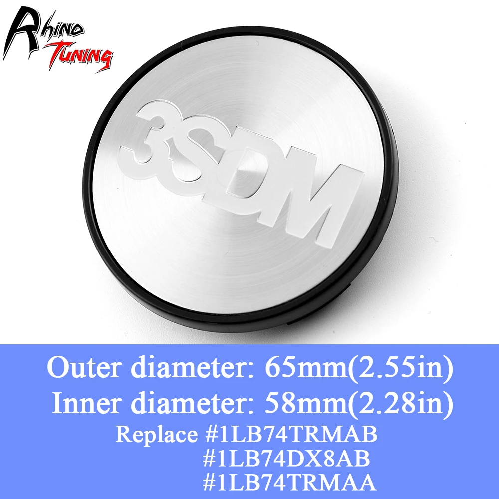 

4pcs 65mm 58mm 3sdm Auto Wheel Center Caps for Rims For Pacifica T&C Car Wheels Hub Cap Accessories Cover