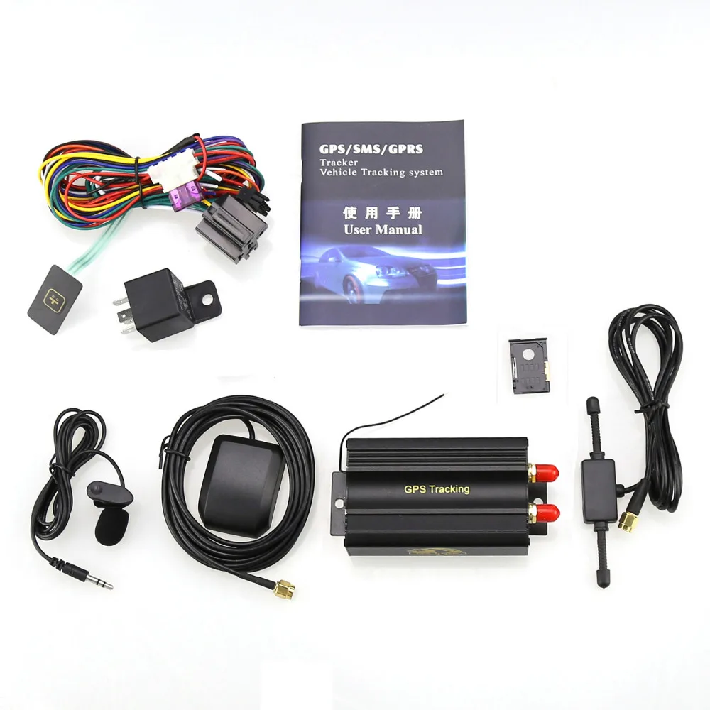 2017 Car GPS tracker 128M Car GSM/GPRS Tracking Vehicle tracker 12V 24V high sensitivity For