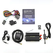 2017 Car GPS tracker 128M Car GSM/GPRS Tracking Vehicle tracker 12V-24V high sensitivity For buses taxis trucks car