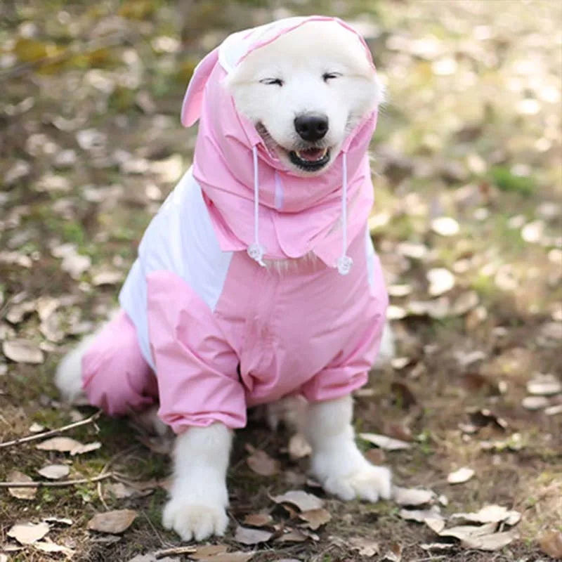 Pet дождевик одежда для средних и больших собак костюм Пёс из мультфильма пальто куртка плащ для собак, домашних животных Водонепроницаемый Костюмы для собак Ropa Perro