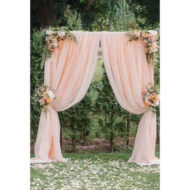 Online Shop 5x7ft Forest Tree Curtain Drape Wedding Washable One
