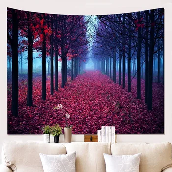 

Landscape Wall Cloth Hanging Cloth Background Cloth Painting Tapestry Wall Decoration Blanket Beach Towel Mat Blanket Table