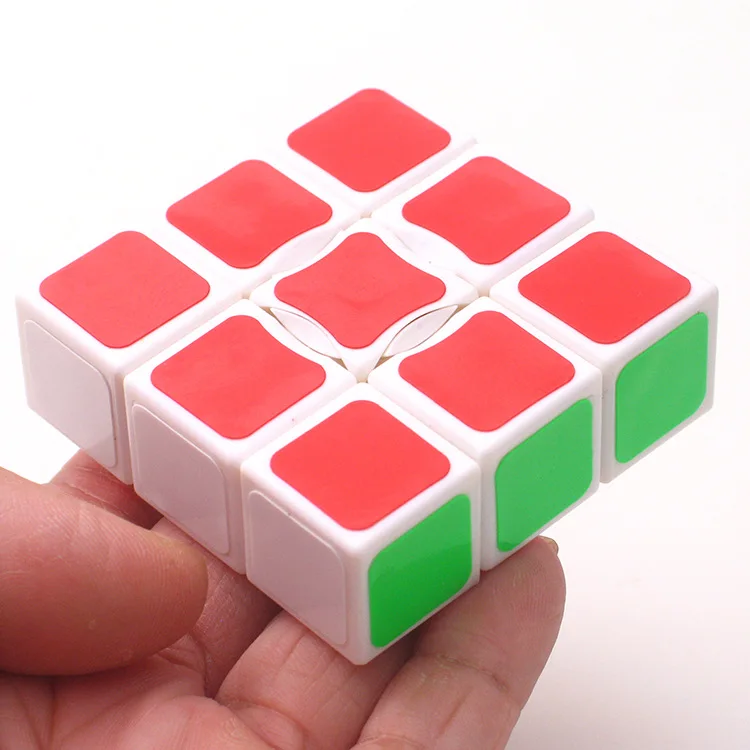 1X3X3 гибкий Куб Головоломка обучающие игрушки cubo magico волшебный куб для начинающих черная стандартная версия - Цвет: White