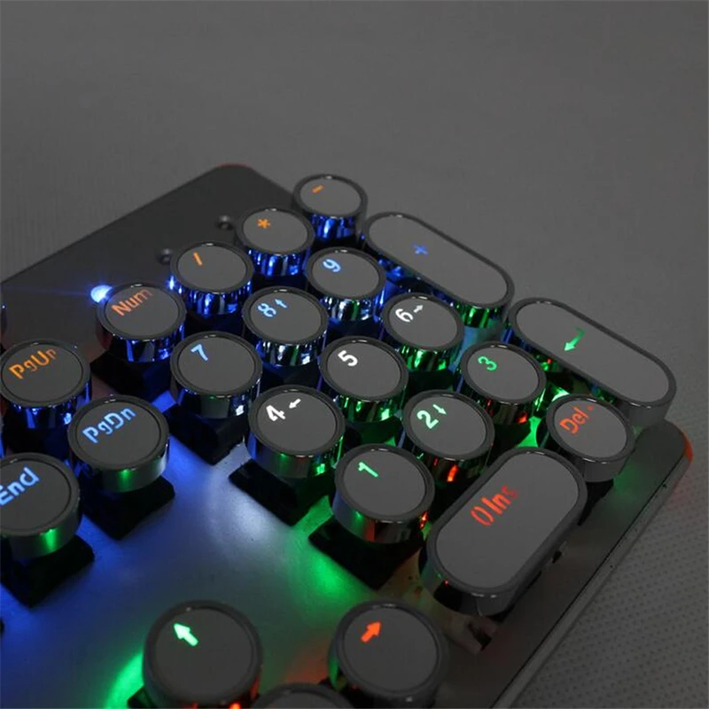 DIY Keycap Ретро стимпанк пишущая машинка keycaps механическая клавиатура 104 Стандартный