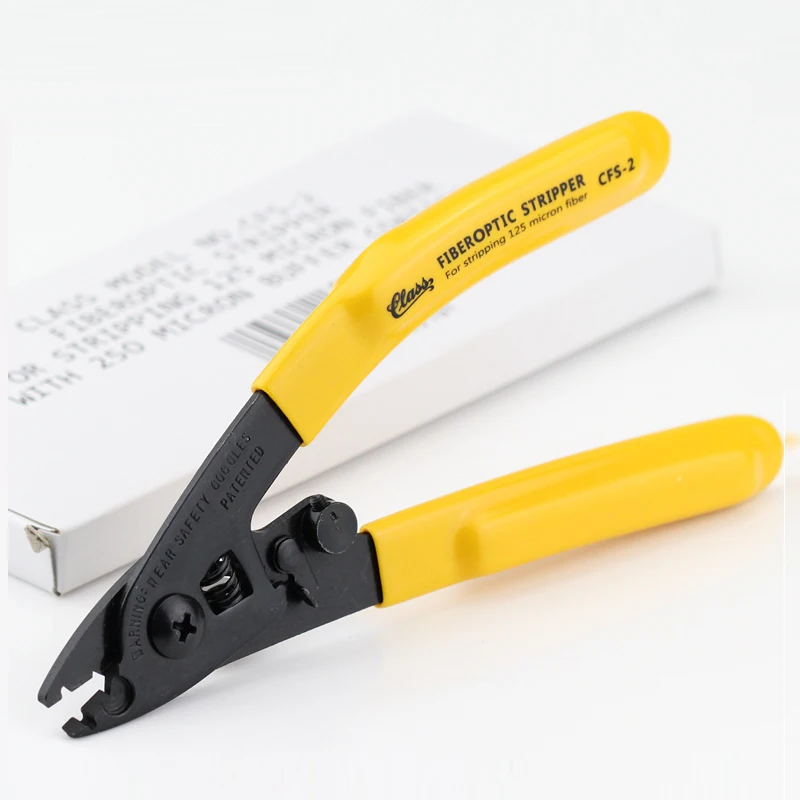 

5PCS Fiber Optic Stripper CFS-2 Easy use 2 holes Fiber Cable Stripper FTTH Tool optical fiber stripping pliers