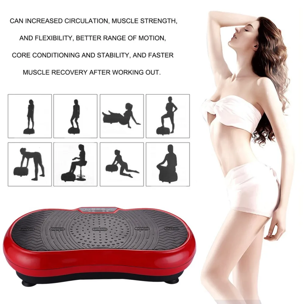 

Ultrathin Body Vibration Platform Weight Loss Equipment Vibration Plate Fitness Exercise Machine Oscillating Platform EU Plug