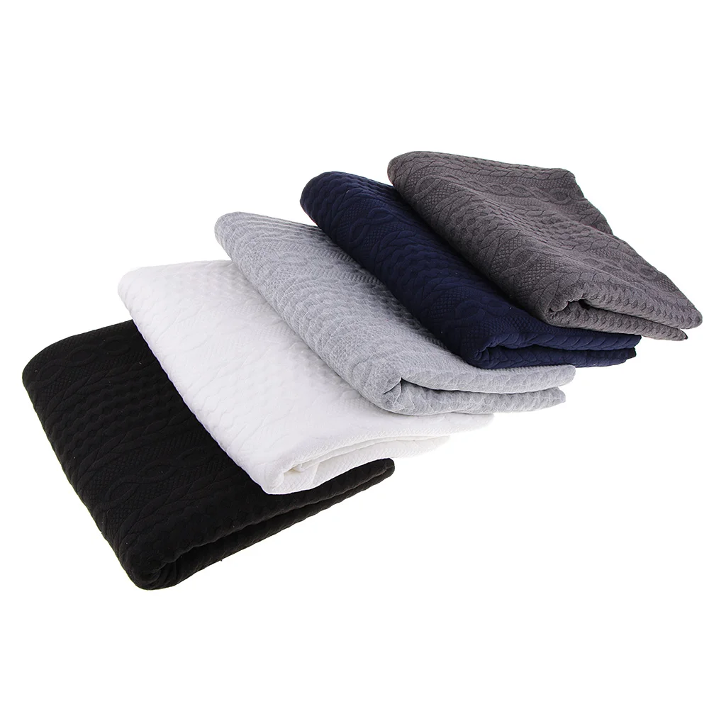 1 Meter 73 Inch Wide Woven Cable Knit Fabric Handmade Home Textile Cloth Fabric for Clothing Accessories Blanket Making