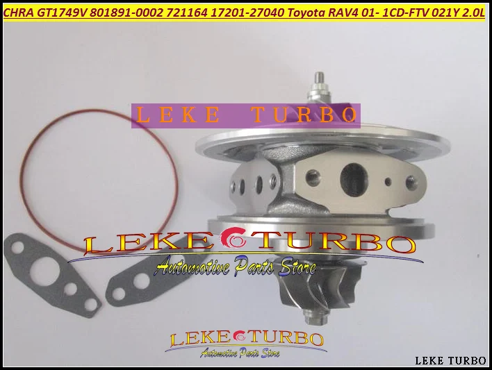 Turbo Cartridge CHRA GT1749V 801891-5002S 801891-0001 721164-0004  Turbocharger For TOYOTA Rav 4 2001-05 1CD-FTV 021Y 2.0L 93kw (2)