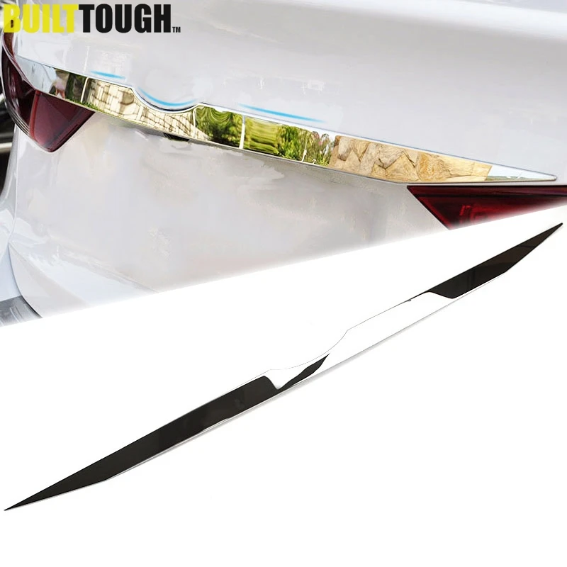 

For Hyundai Elantra AD 2017 2018 Chrome Rear Trunk Lid Back Door Cover Tailgate Hatch Strip Accent Bezel Trim Molding Decoration